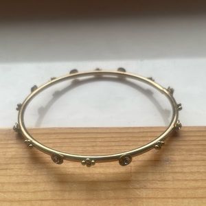 Indian rhinestone bangle layer bracelet cuff